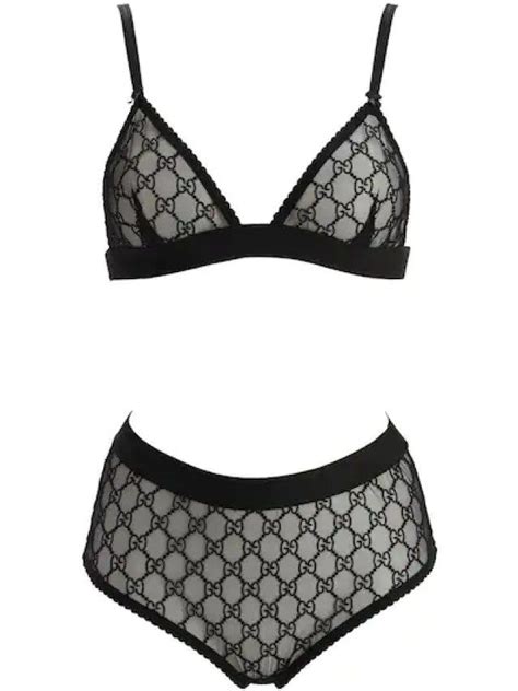 completo gucci intimo|net a porter gucci lingerie.